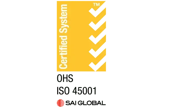 SAI Global ISO 45001:2018 certification mark